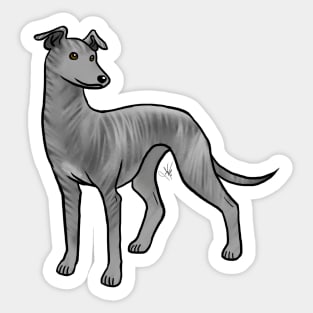 Dog - Whippet - Blue Brindle Sticker